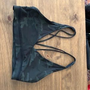 Lululemon camo bralette Luxtreme